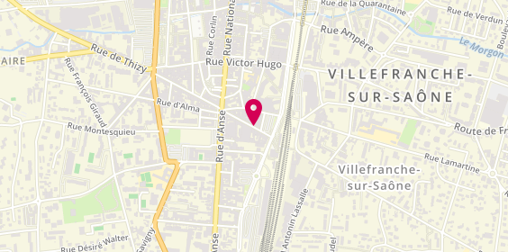 Plan de CAILLEUX Daniel, 119 Rue de la Gare, 69400 Villefranche-sur-Saône