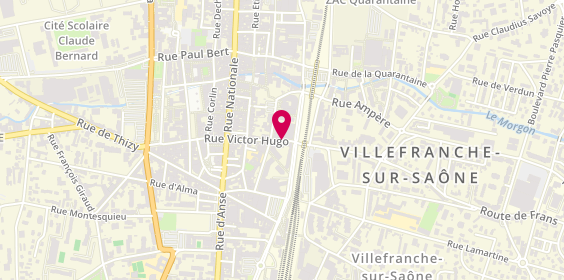Plan de BORELLO Aline, 309 Rue Victor Hugo, 69400 Villefranche-sur-Saône