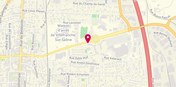 Plan de KRIT Samir, Boulevard Burdeau, 69400 Villefranche-sur-Saône