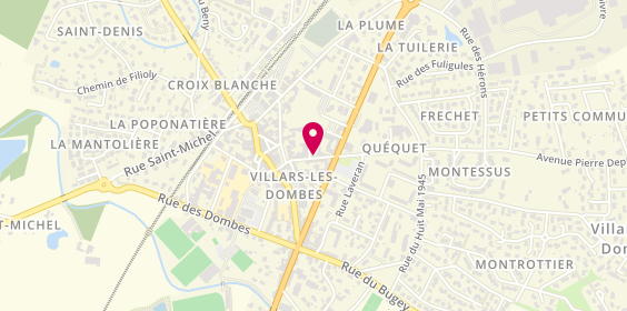 Plan de BOURHIS Aurélie, 101 Rue Carnot, 01330 Villars-les-Dombes