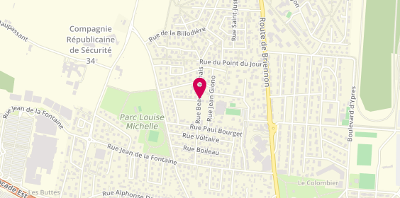Plan de CHANFRAY Philippe, Rue Beaumarchais, 42300 Mably