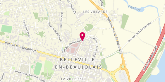 Plan de CHOVELON Sonia, 22 Rue de la Martiniere, 69220 Belleville-en-Beaujolais