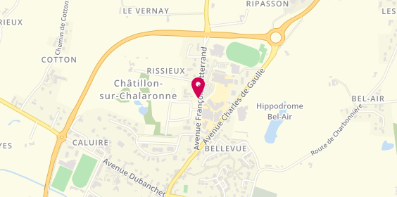 Plan de LASGOUTTES Kevin, Avenue François Mitterrand, 01400 Châtillon-sur-Chalaronne
