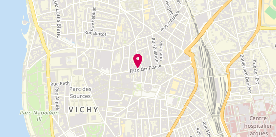 Plan de GROZEL Pascale, 27 Rue de Paris, 03200 Vichy