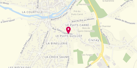 Plan de PRISSET Jean Christophe, 2 C Rue Saint Clementin, 86400 Civray