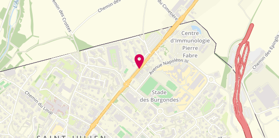 Plan de LEYDET Catherine, 28 Avenue de Geneve, 74160 Saint-Julien-en-Genevois