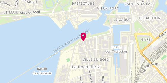 Plan de GONCALVES TEIXEIRA Rafaela, 1 Rue de la Désirée, 17000 La Rochelle