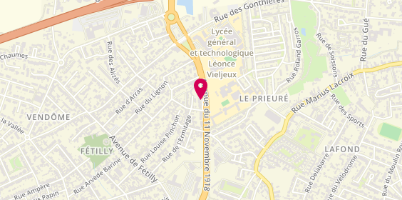 Plan de CHARDAT Carine, 81 Avenue du 11 Novembre, 17000 La Rochelle