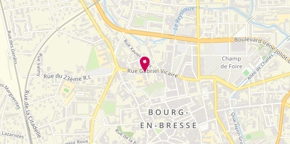 Plan de BAKIR Amandine, 2 A Rue Emilien Cabuchet, 01000 Bourg-en-Bresse