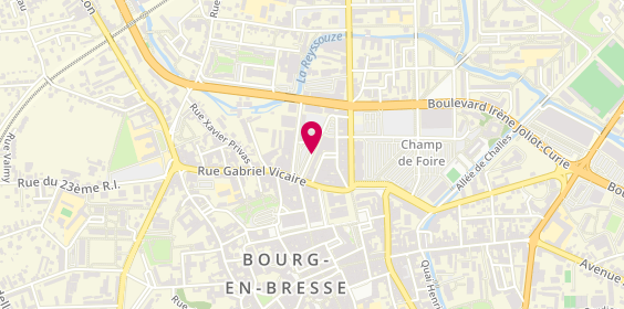 Plan de ROUSIERE Vincent, 10 Rue de la Grenouillère, 01000 Bourg-en-Bresse