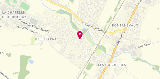 Plan de GRANGE CUCINOTTA Isabelle, 759 Route du Vieux Moulin, 71570 La Chapelle-de-Guinchay