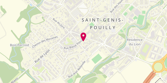 Plan de CONSTANTIN Nina, 24 Bis Rue de Geneve, 01630 Saint-Genis-Pouilly