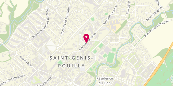 Plan de PIERROT Sophie Noëlle, 14 Rue des Hautains, 01630 Saint-Genis-Pouilly