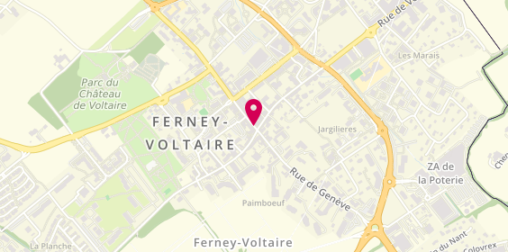 Plan de MASSIT Ghislaine, 2 Grande Rue, 01210 Ferney-Voltaire