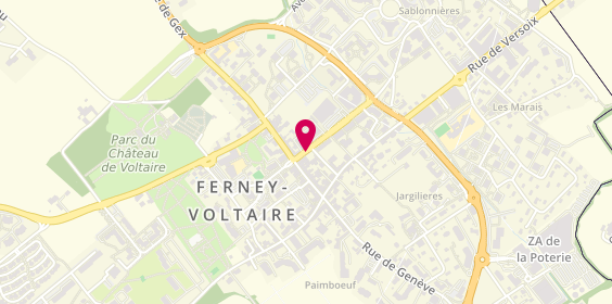 Plan de CHOUDIN Jérôme, 8 Avenue Voltaire, 01210 Ferney-Voltaire
