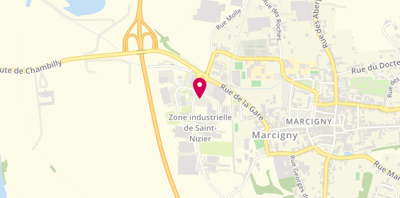 Plan de PALENGAT Sandrine, Zone Industrielle Saint Nizier, 71110 Marcigny