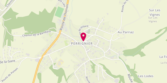 Plan de DEROUBAIX Jocelyn, 104 Place des Fontaines, 74550 Perrignier