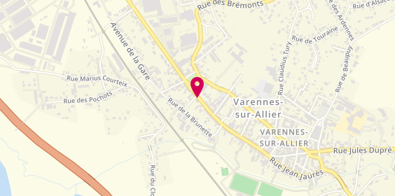 Plan de CHASSOT Anne, 19 Rue de Vouroux, 03150 Varennes-sur-Allier