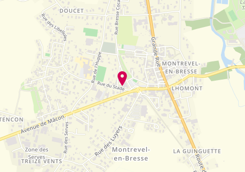 Plan de ROY Thomas, 24 Rue du Stade, 01340 Montrevel-en-Bresse