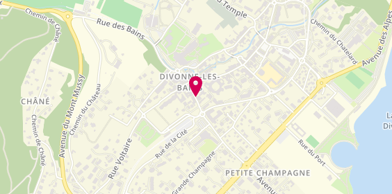 Plan de ROGUET Olivier, 67 Avenue de Geneve, 01220 Divonne-les-Bains