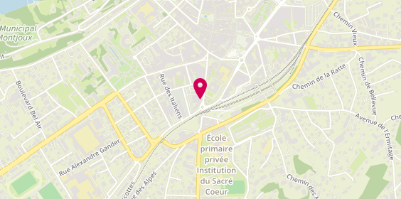 Plan de GOETHALS Pauline, 17 Rue de l'Hôtel Dieu, 74200 Thonon-les-Bains