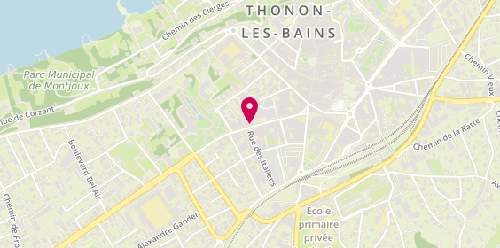 Plan de MOYNAT Christine, 11 Avenue du Général de Gaulle, 74200 Thonon-les-Bains
