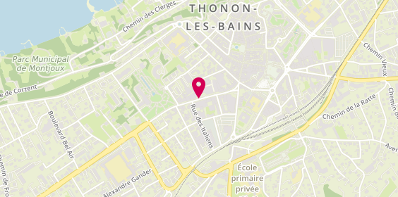 Plan de LEBAHAR Jacques, 9 Avenue du Général de Gaulle, 74200 Thonon-les-Bains