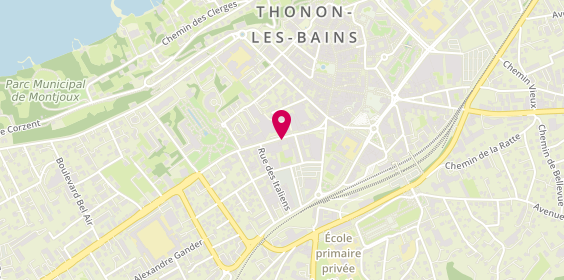 Plan de BALIMA Nadine, 8 Avenue du General de Gaulle, 74200 Thonon-les-Bains