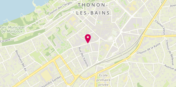 Plan de BIDEAU Emmanuel, 6 Avenue du Général de Gaulle, 74200 Thonon-les-Bains
