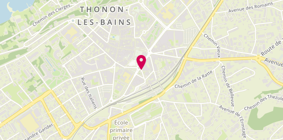 Plan de HAASSER Michel, 2 Avenue de la Gare, 74200 Thonon-les-Bains