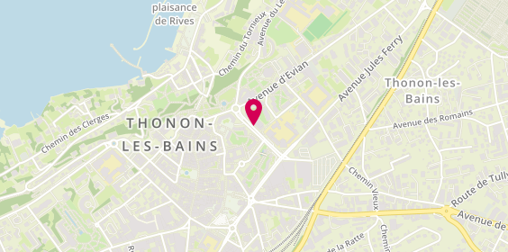 Plan de MISLIN Francis, 6 Avenue Saint François de Sales, 74200 Thonon-les-Bains