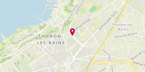 Plan de BARAT Pierre Benjamin, 5 Avenue Saint François de Sales, 74200 Thonon-les-Bains
