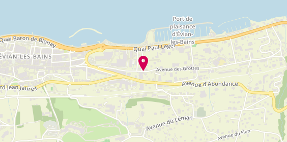 Plan de SIMONNET Benjamin, 10 Avenue des Grottes, 74500 Évian-les-Bains