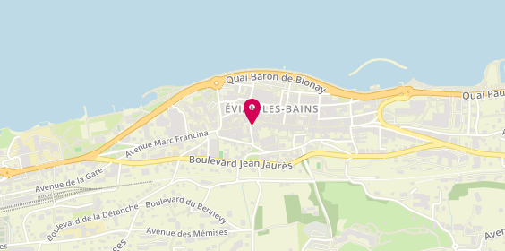 Plan de HAULOT Gwendal, 61 Rue Nationale, 74500 Évian-les-Bains