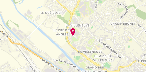 Plan de CHAMBAT GABAIN Nicole, 6 Rue du Pre des Angles, 71600 Paray-le-Monial