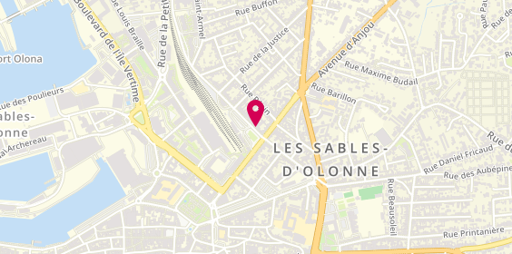 Plan de GOLDCHER Jean-Jacques, 4 Rue de la Bauduere, 85100 Les Sables-d'Olonne