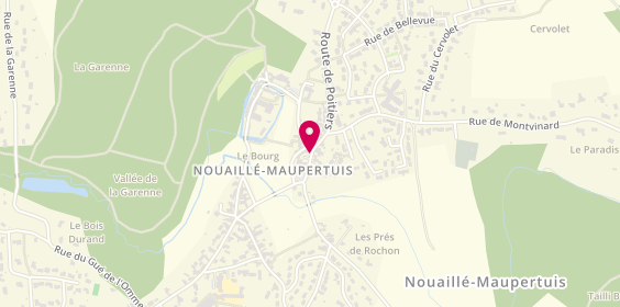 Plan de MANCHON Elisabet, 4 Place Jean le Bon, 86340 Nouaillé-Maupertuis
