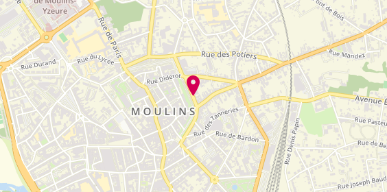 Plan de DOLE Olivier, 35 Cours Jean Jaures, 03000 Moulins