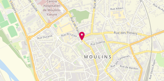 Plan de NASSER Labib, 15 Rue de Paris, 03000 Moulins