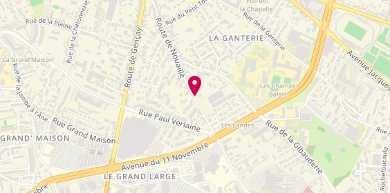 Plan de HAMMER Doniphan, 130 Route de Nouaillé, 86000 Poitiers