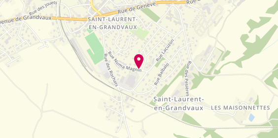 Plan de KOUVER Philippe, 17 Rue Numa Magnin, 39150 Saint-Laurent-en-Grandvaux