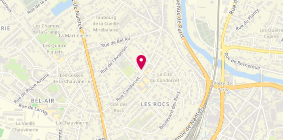Plan de MONTFERME Emmanuel, 29 Rue Condorcet, 86000 Poitiers