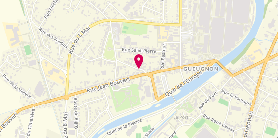 Plan de BERNARD BOUDET Christine, 8 Rue de Lattre de Tassigny, 71130 Gueugnon