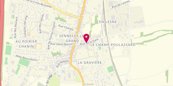 Plan de LENOURICHEL Frédéric, 20 Rue de la Gare, 71240 Sennecey-le-Grand