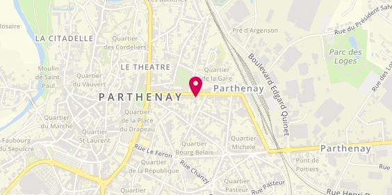 Plan de ECHEVERRIA Valérie, 46 Avenue du Général de Gaulle, 79200 Parthenay