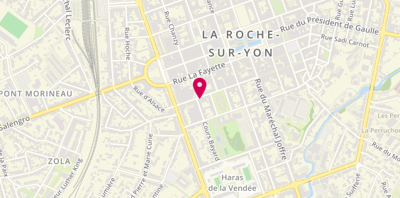 Plan de CRETAL Julie, 21 Rue Haxo, 85000 La Roche-sur-Yon