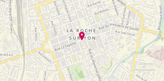 Plan de RINEAU Charlotte, 4 Place Napoléon, 85000 La Roche-sur-Yon