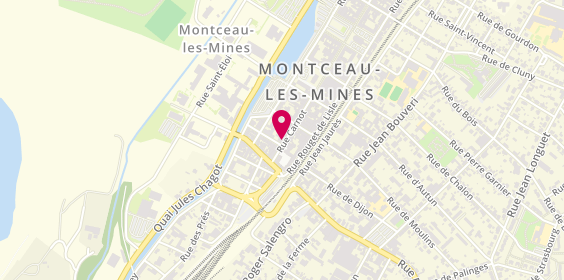 Plan de ROISIN Guy, 46 Rue Carnot, 71300 Montceau-les-Mines