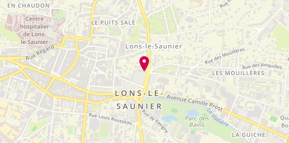 Plan de REMITI DE CASTELLI Lucie, 17 Place de Verdun, 39000 Lons-le-Saunier