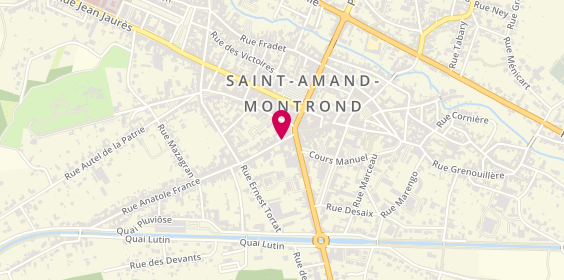 Plan de FERNANDES Maryse, 8 Bis Rue du Docteur Vallet, 18200 Saint-Amand-Montrond